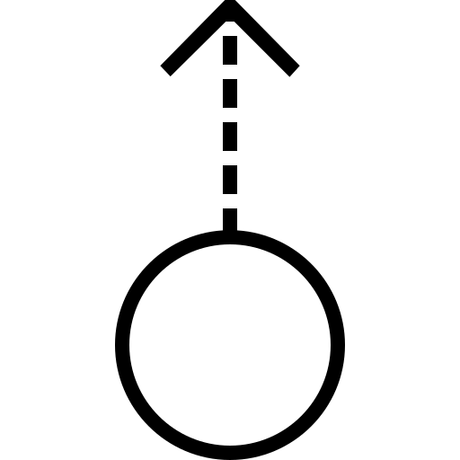 arrows_drag_up_dashed Icon