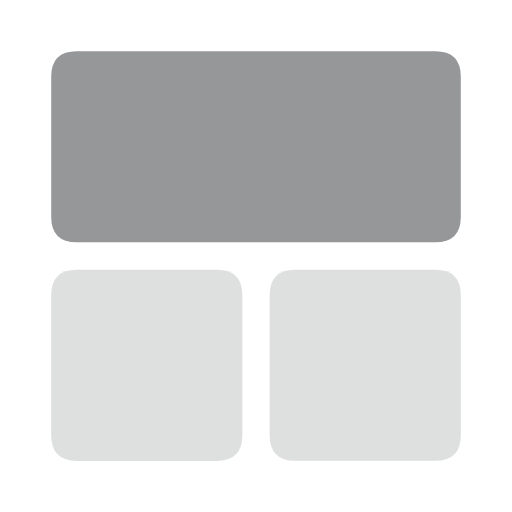Window template_1 up 2 down_ unselected Icon