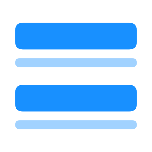 Graphic navigation_two lines_selected Icon