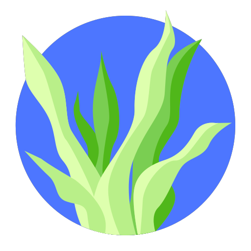 Surface aquatic plants Vector Icons free download in SVG, PNG Format