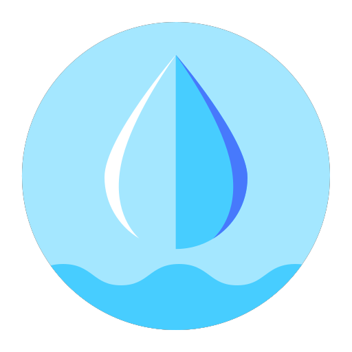 Surface water drop Icon