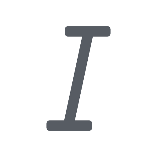 Italic @ 3x Icon