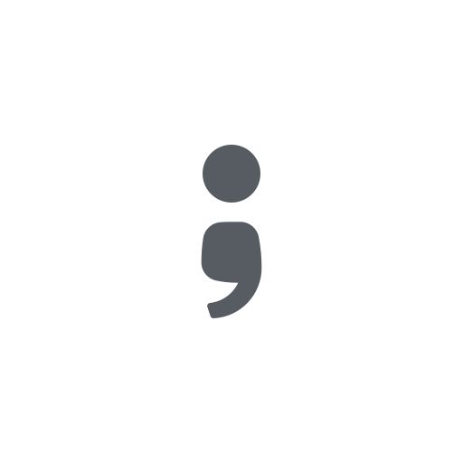 Semicolon @ 3x Icon