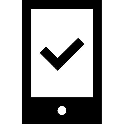 mobile-check-line Icon