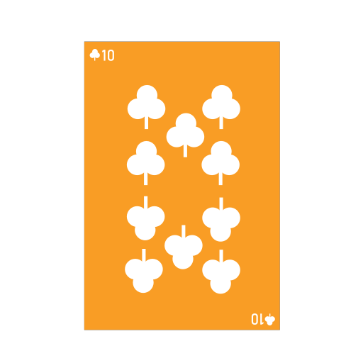 Plum blossom poker 10 Icon