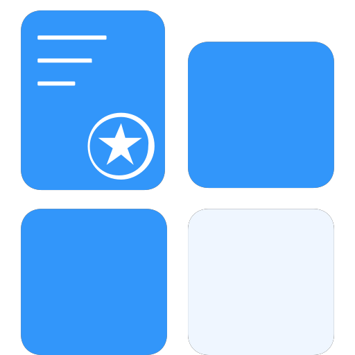 Template management_ sel Icon
