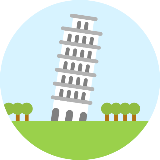 Inclined tower Icon