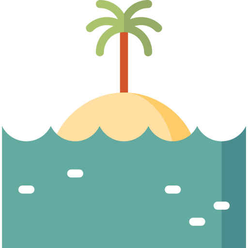 isolated island Icon