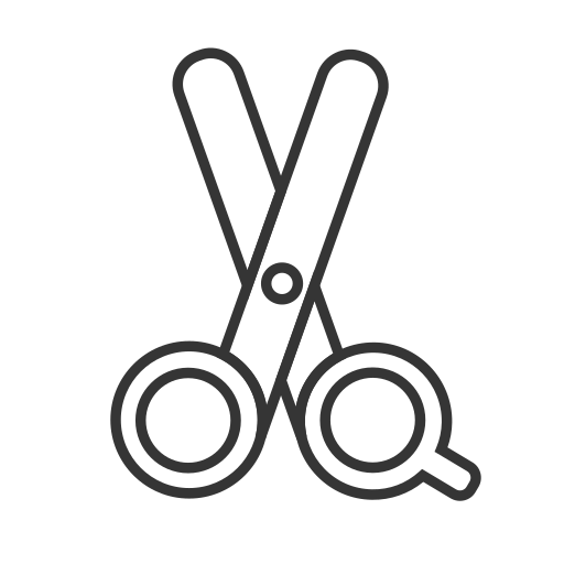 The barber scissors Icon