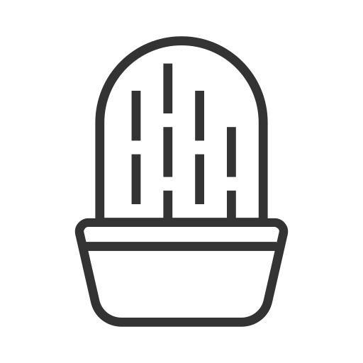 Cactus - monochrome Icon