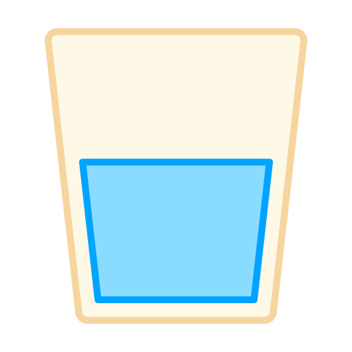 Linear cup water Icon