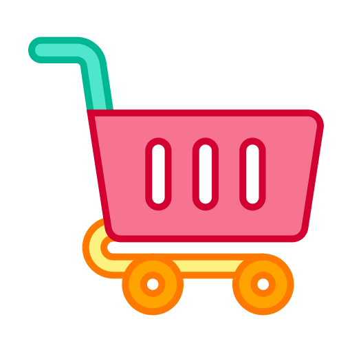 Linear shopping cart Icon