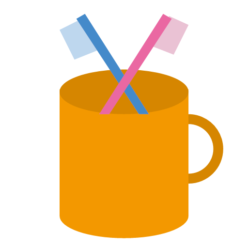 Toothbrush cup Icon