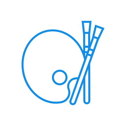 Sketchpad paintbrush Icon