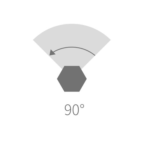 90 degrees Icon