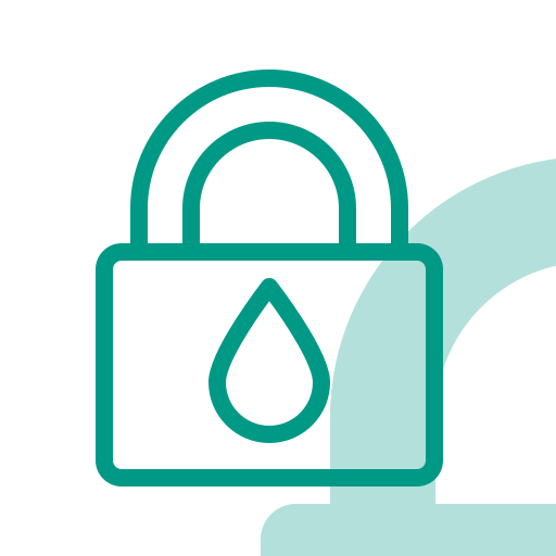 Lock water Icon