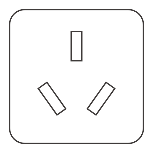 Australia 3 socket plug pin Icon