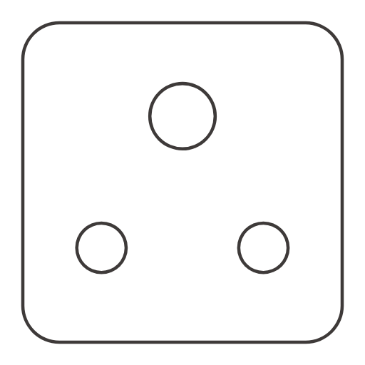 Big South Africa 3 socket plug pin Icon