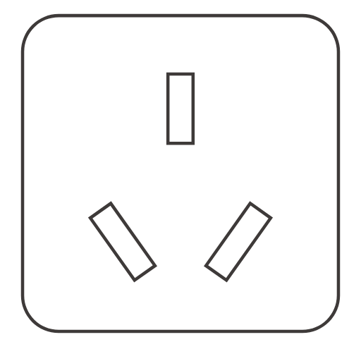 China 3 socket plug pin Icon
