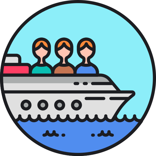 Trafficking Boat Icon