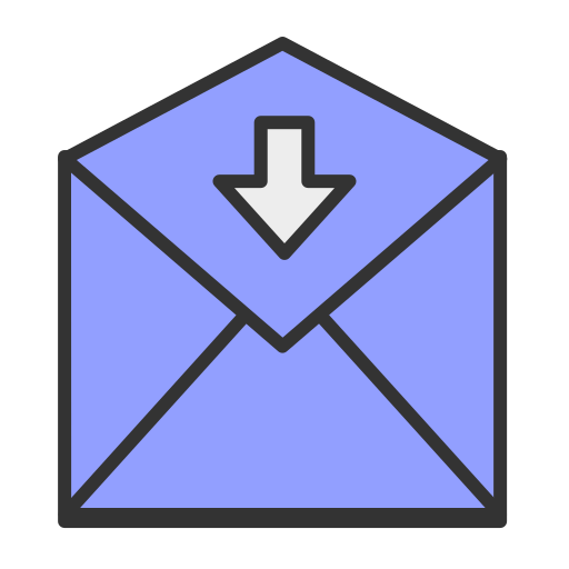 27. Email receiving template Icon