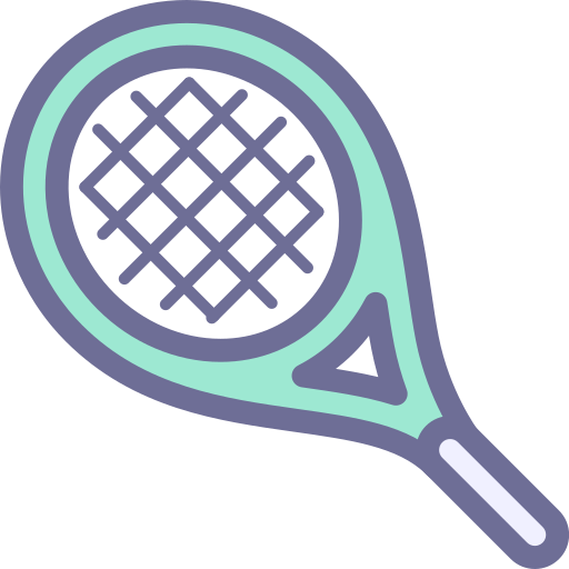 Tennisracket, tennis, badminton, sports Icon
