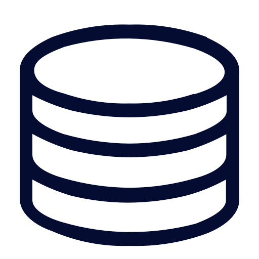 Data resource management Icon