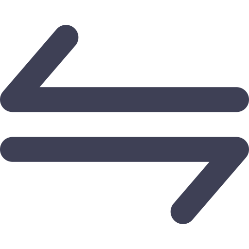 Left and right arrows Icon