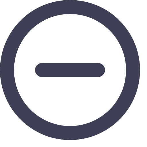 Linear minus one Icon