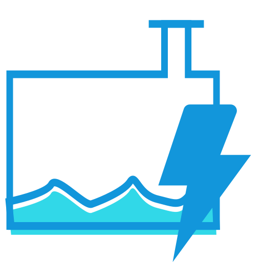 Cooling water energy Icon