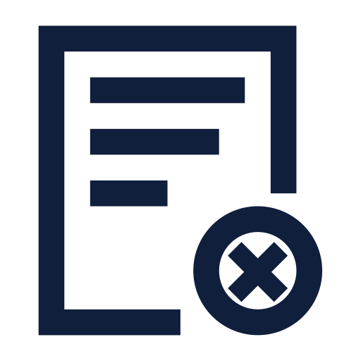 contract_notfiled_line Icon