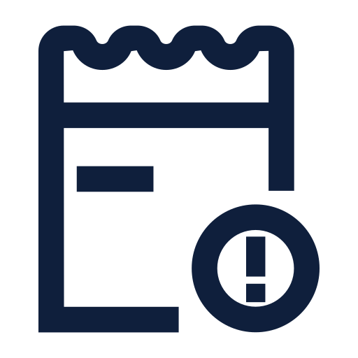 invoice_abnormal_line Icon