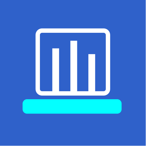 Data display stand Icon
