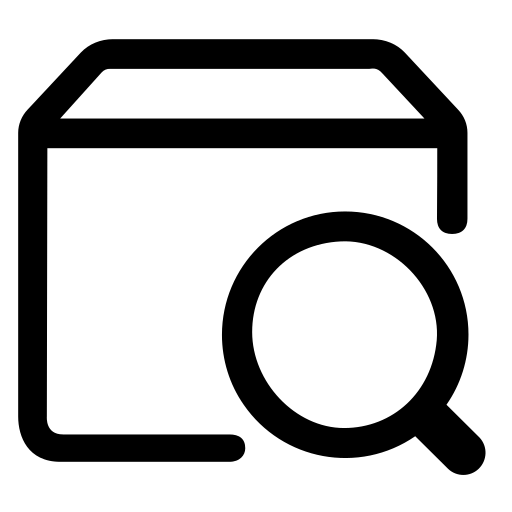 Asset inventory goods / PPE / inventory Icon