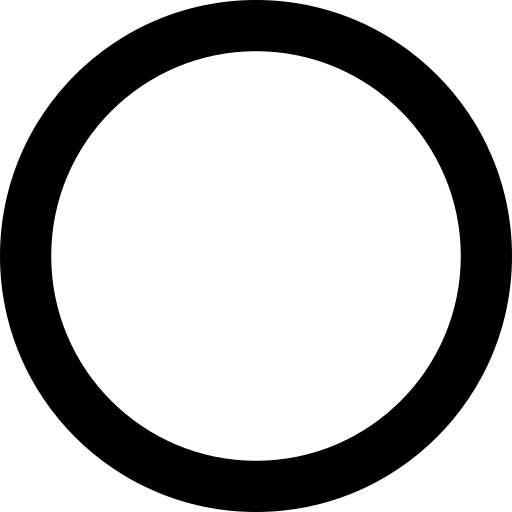 Check: confirm - Blank circle - line Icon