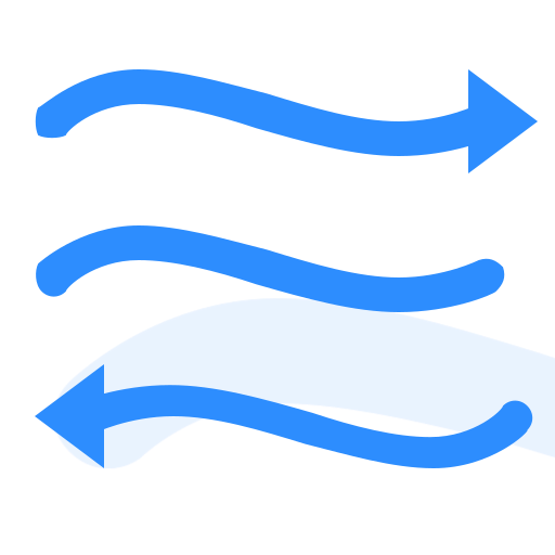 Flow direction analysis Icon