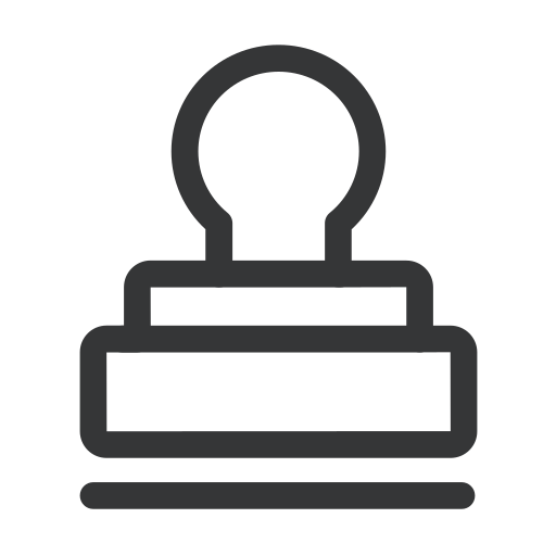 Certification and authorization Icon