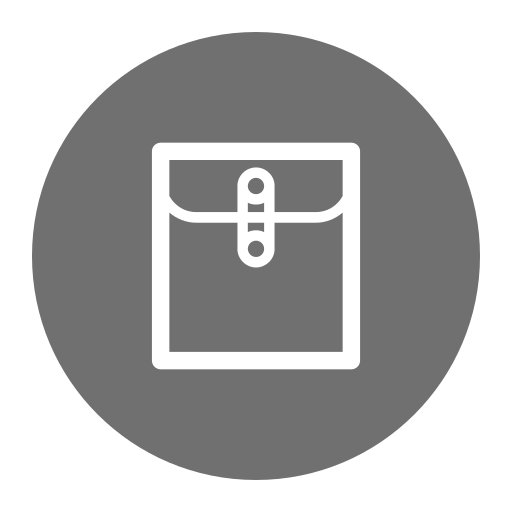 File bag_ documents pouch_ bg Icon