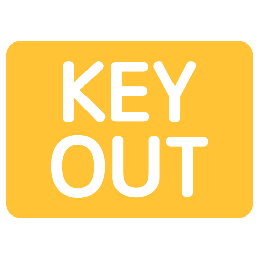 Key outside warning lamp Icon