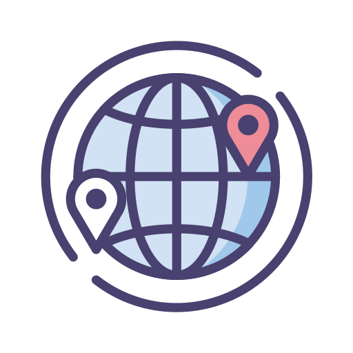 Global positioning Icon