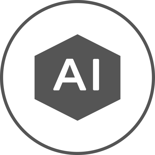 AI intelligent service Icon
