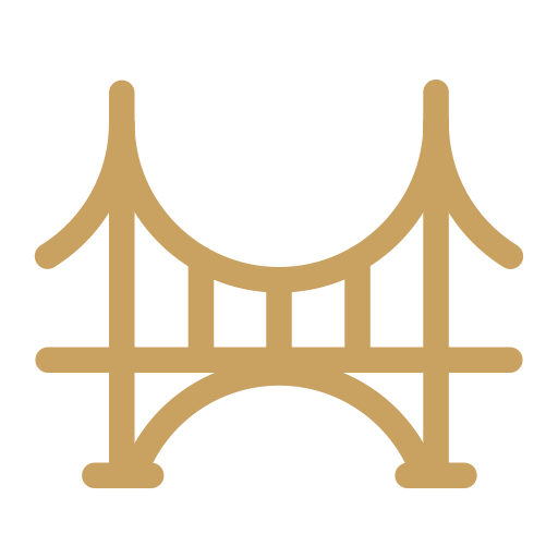 Bridge line Icon