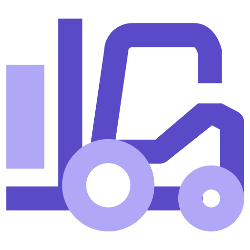 Forklift, handling, engineering vehicle Icon