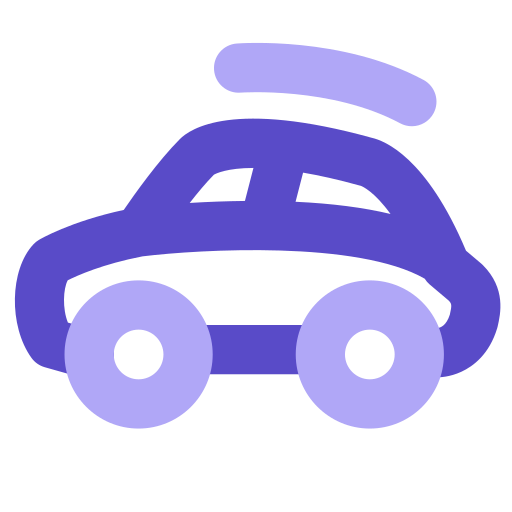 Travel, self driving, car Icon