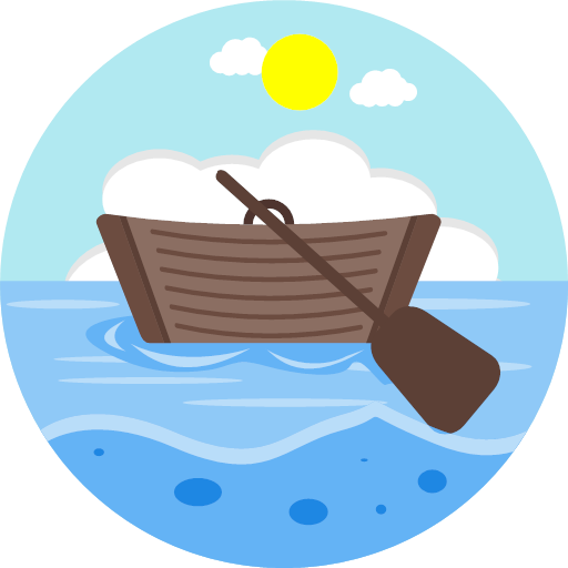 Wooden boat Icon