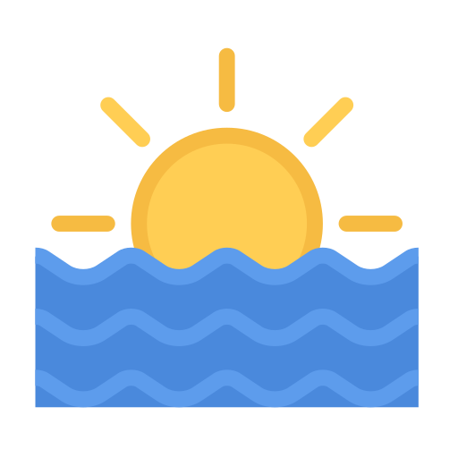 Sun water Icon