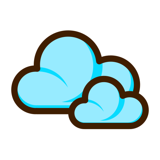 Linear cloudy day Icon