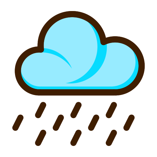 Linear rainstorm Icon