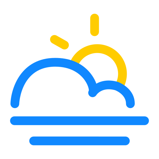 Cloudy and foggy Icon
