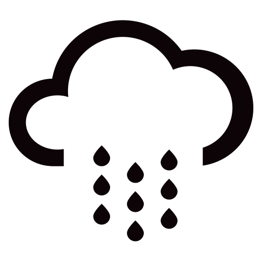 D23 - moderate rain to heavy rain Icon